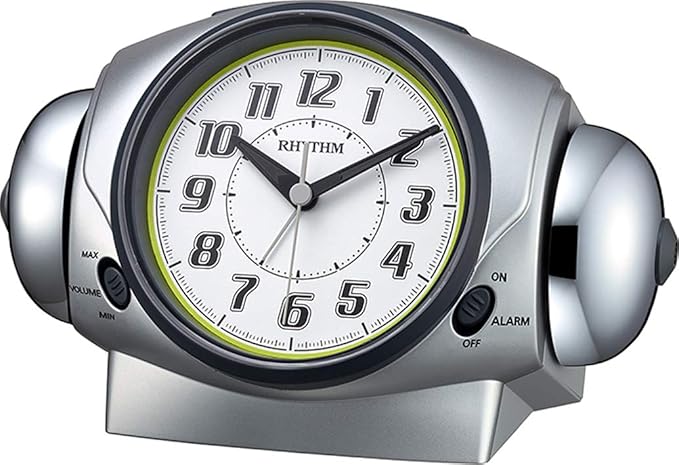 Rhythm Silver Bell Alarm