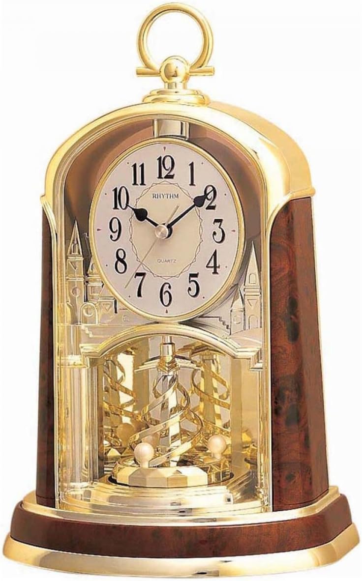 Rhytm Gold - Silver Tone Carriage Clock