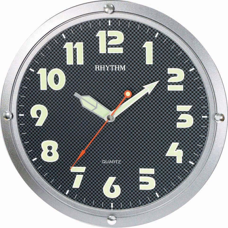 Silver Wall Clock