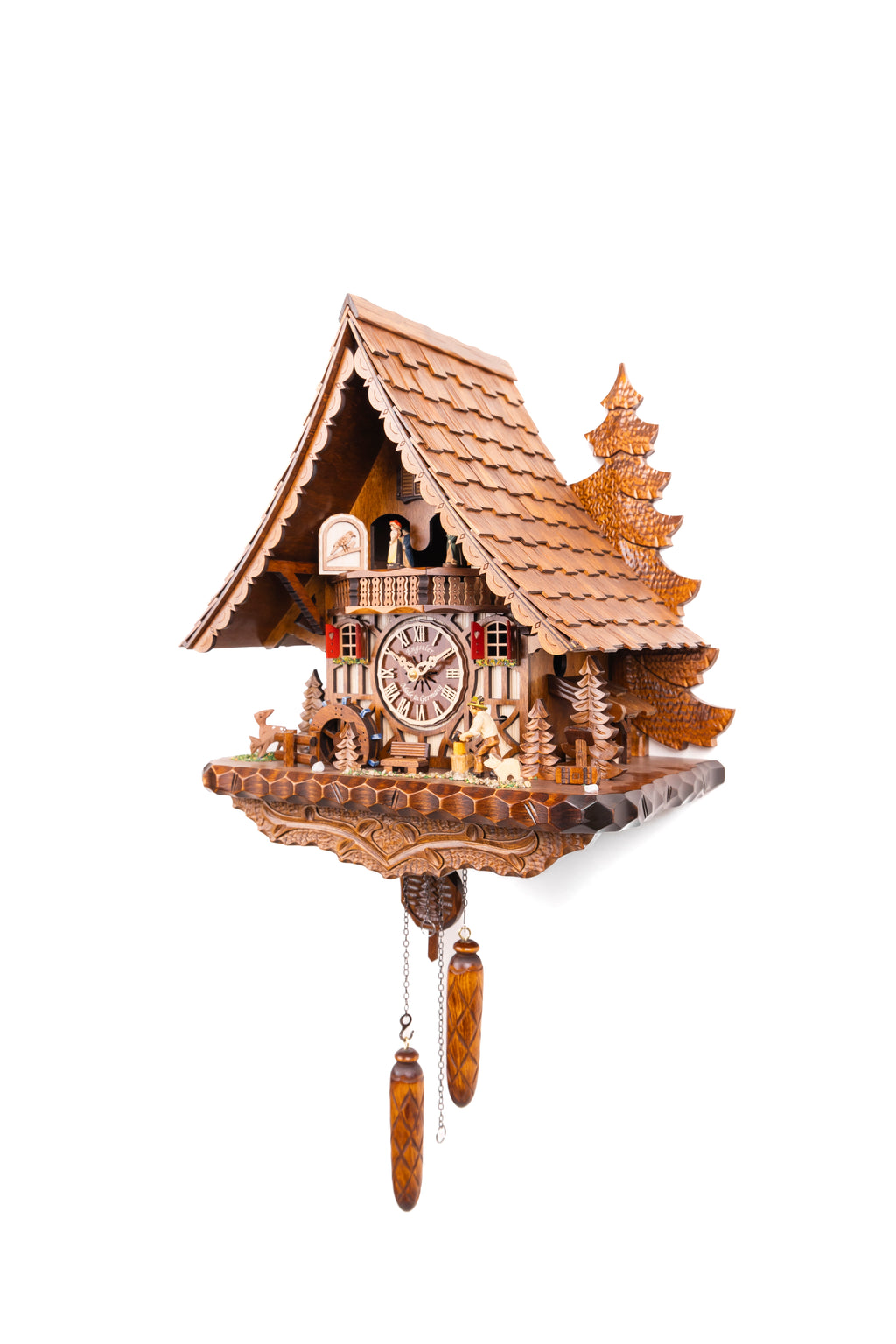 KQ 31  - Wood Cutter With Pine Tree