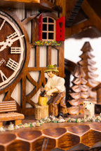 KQ 31  - Wood Cutter With Pine Tree