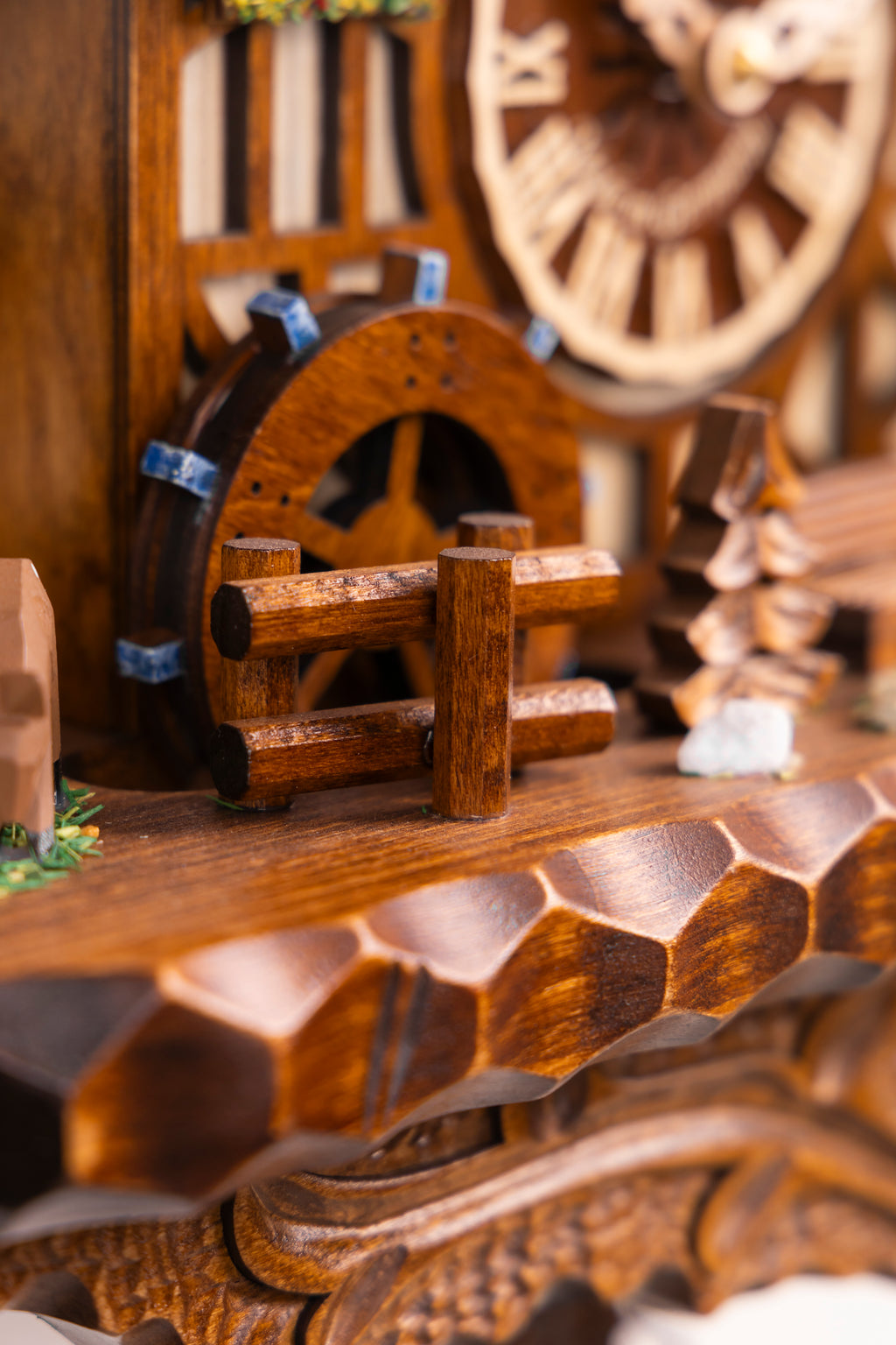 KQ 31  - Wood Cutter With Pine Tree