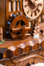 KQ 31  - Wood Cutter With Pine Tree