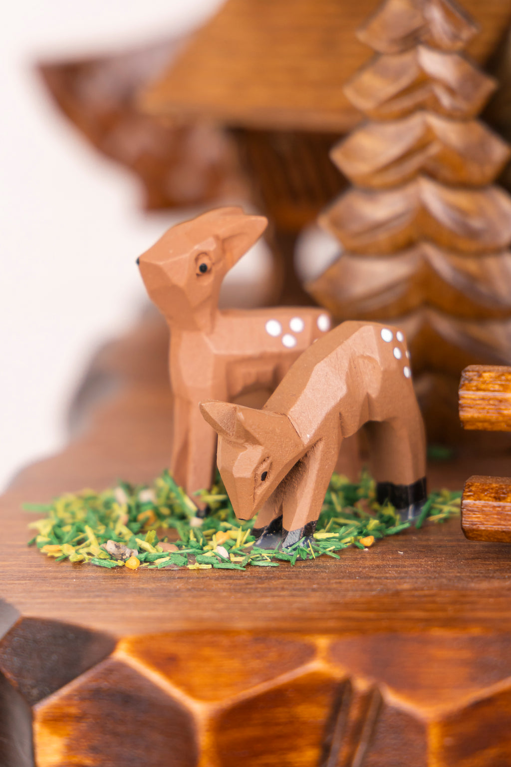 KQ 31  - Wood Cutter With Pine Tree