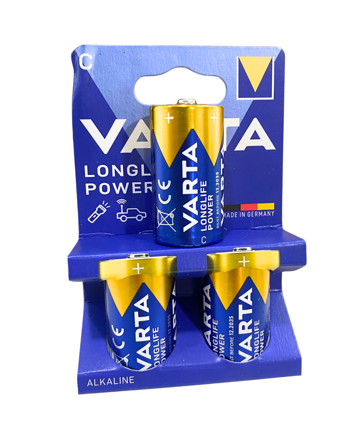 Varta  Long Life Batteries 3 Nos